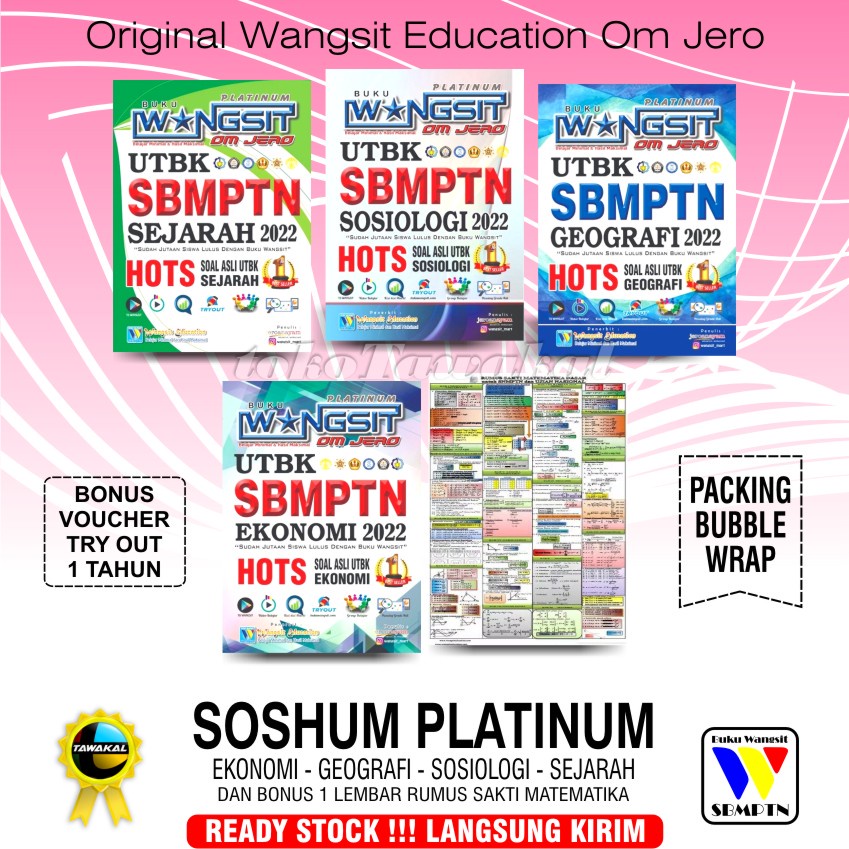 Buku Wangsit 2022 / UTBK SBMPTN 2022 / SOSHUM Platinum / IPS
