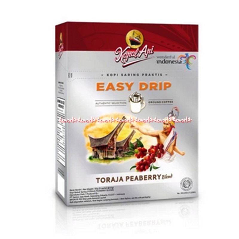 

Kapal Api Easy Drip Toraja 5sachet Peaberry Blend Kopi Toraja Bubuk Kapalapi Dengan Saringan Kopi Saring