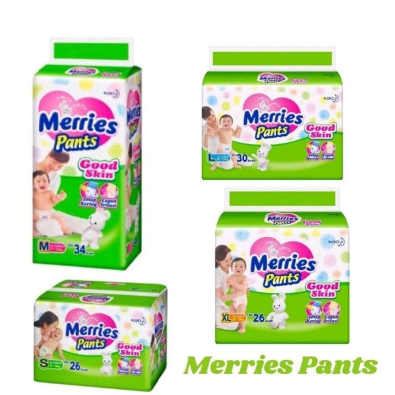 Merries Pants Good Skin All Size S40 - M34 - L30 - XL26 termurah