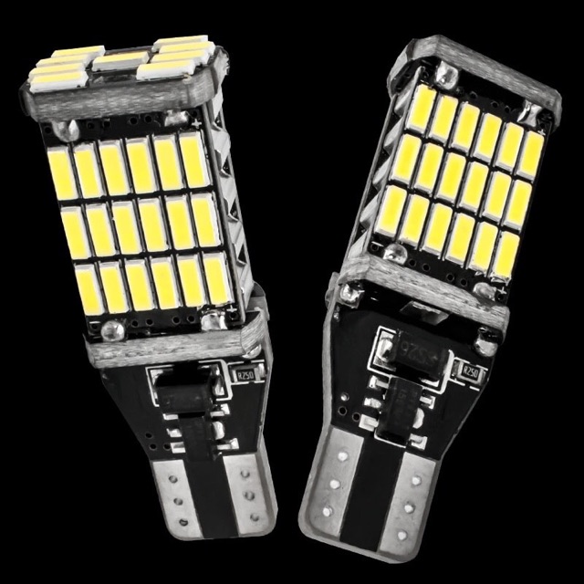Lampu Mundur Lampu Led T10 T15 45 SMD Sepasang 2 Pcs R044