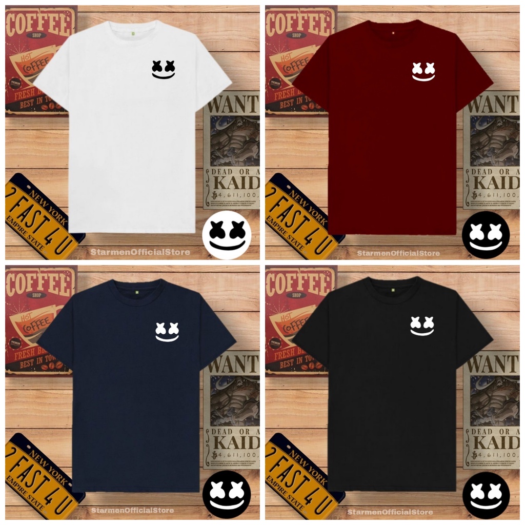 Kaos Distro Unisex MELLO SMILE Katun Combed 30s / sablon polyflex /polyflex premium / Pakaian Pria Wanita Atasan Cowok Cewek /kaos kekinian / kaos viral / tshirt tumbrl tee basic /SIZE M , L , XL , XXL / kaus oblong oversize kaos murah best seller ready