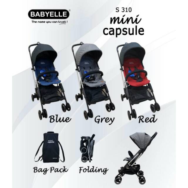 Stroller Baby Elle Mini Capsule Cabin Size S310 Makassar