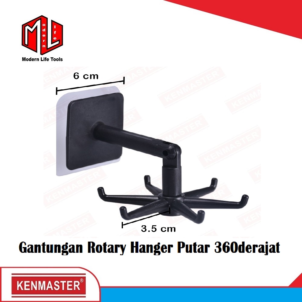 Gantungan Putar KM-624 / Rotary Hanger / Gantungan Hook Kamar Mandi