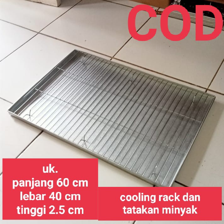 COOLING RAK DAN TATAKAN MINYAK UKURAN 60 X 40 X 2.5CM