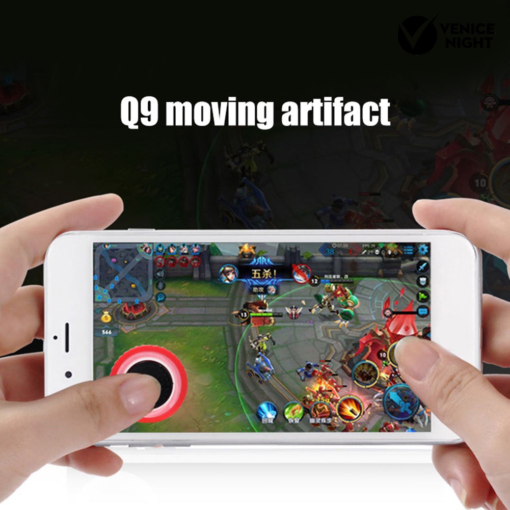 Q9 Mobile Phone Tablet Game Controller Joystick Tombol Layar Sentuh