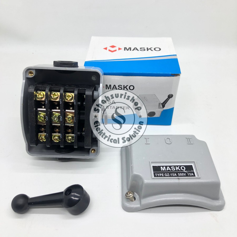 OHM SAKLAR CHANGE OVER SWITCH CAM STATER GZ MASKO 15A 15 A AMPER