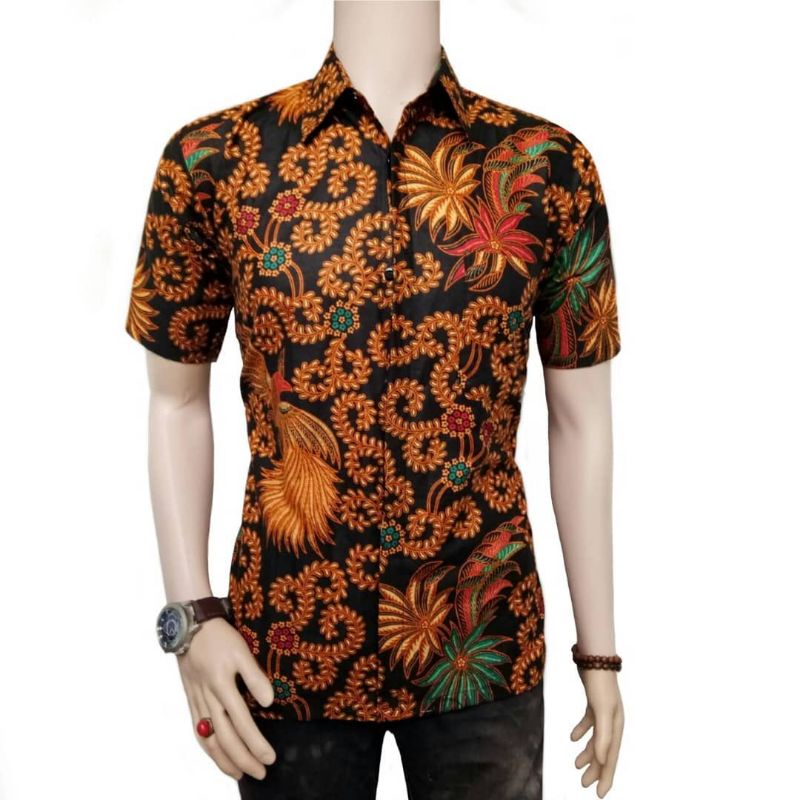 NEW ARRIVAL DISTRO BATIK PRIA BORDIR SOGAN HRB026 BATIKAF NOTOARTO BATIK IPNU-IPPNU HEM PRIA Bel-Ulir (h)