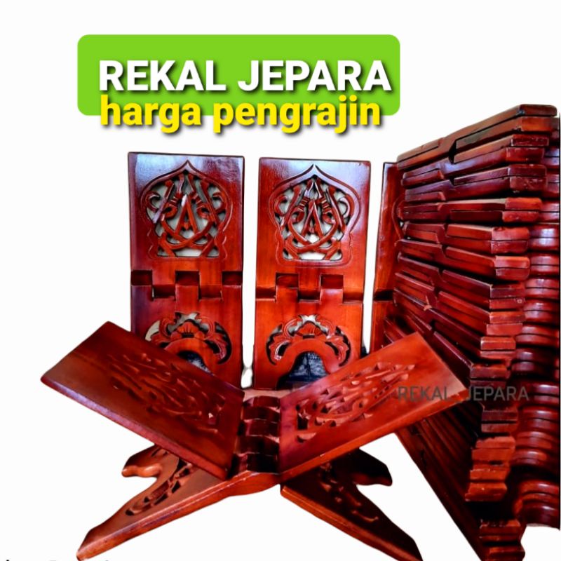 Rekal Al-Quran Motif Iqro Untuk Waqaf Asli Jepara Grosir Murah Isi 10pcs