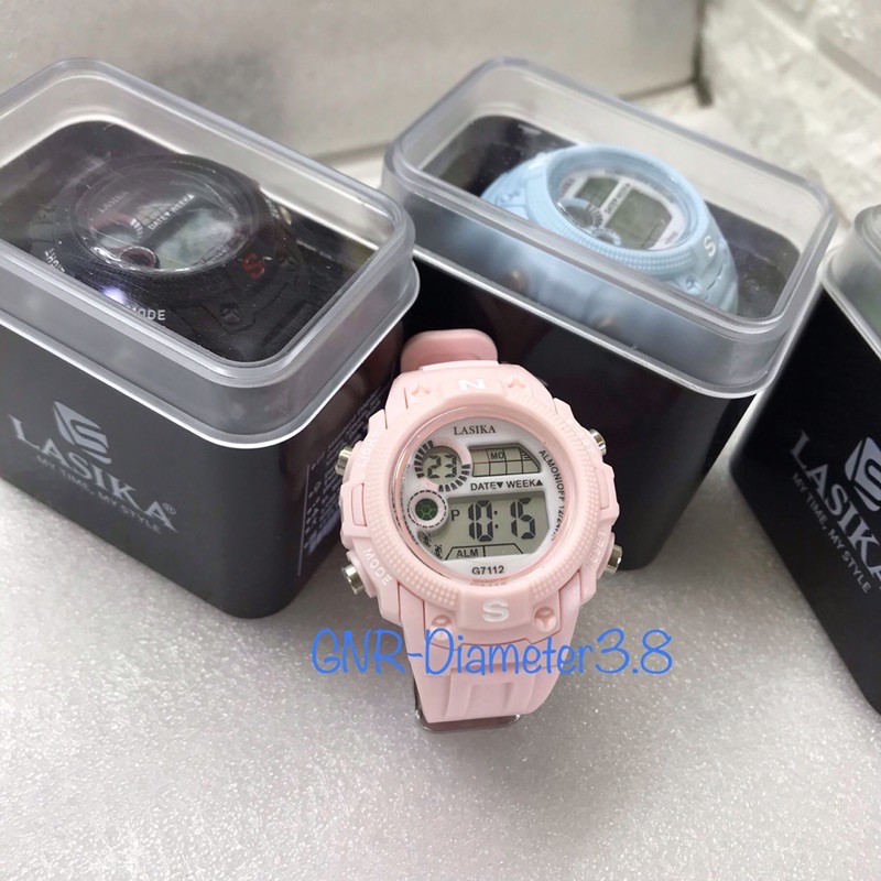 JAM TANGAN ANAK TK/SD/SMP DIGITAL WARNA LASIKA WATER