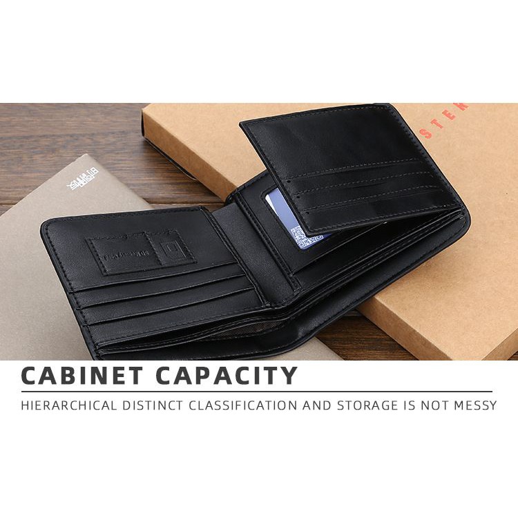 BAELLERRY D9152 Dompet Pria Bahan Kulit PU Leather Premium WATCHKITE WKOS