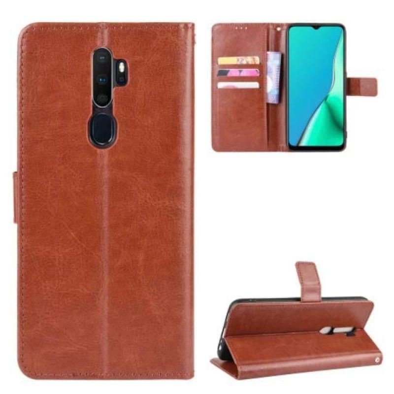 FLIP COVER OPPO F11 / F11 PRO  WALLET LEATHER CASE DOMPET KULIT CASING