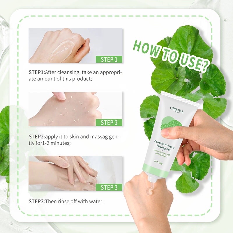 (BISA COD) [FREE GIFT] GIRLPAL CENTELLA ASIATICA PEELING GEL