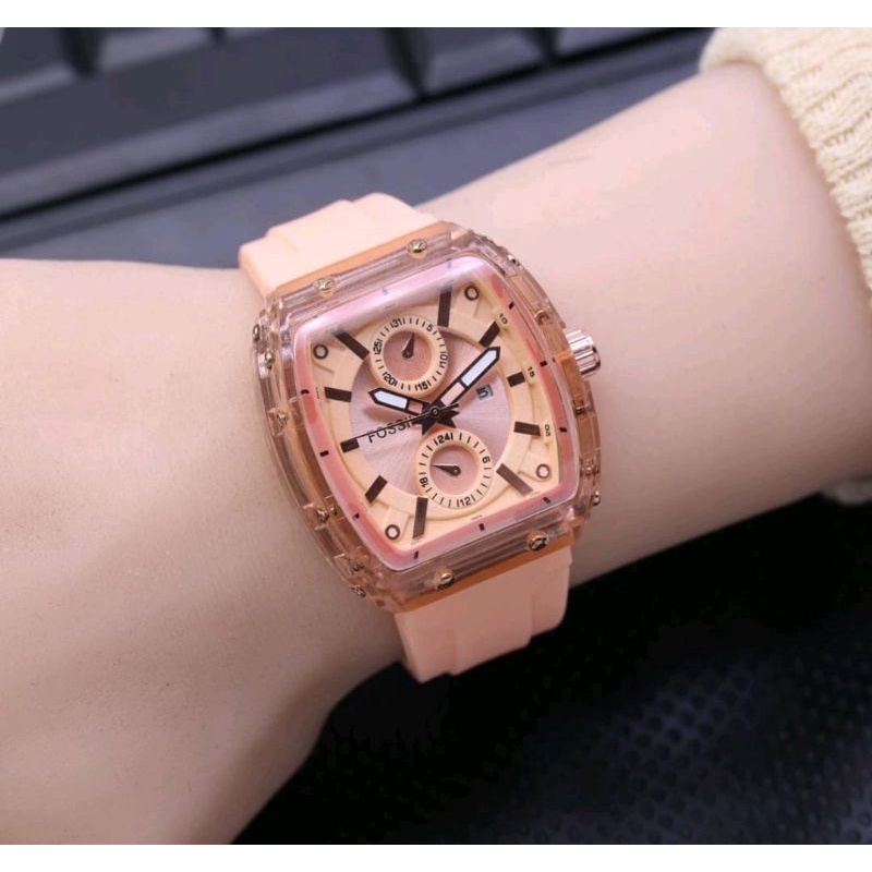 Jam Tangan Wanita Rubber Jam Tangan Analog Terlaris