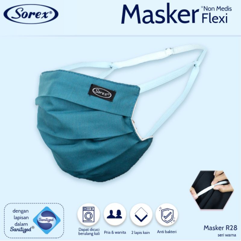 Masker kain Sorex R 28 non medis