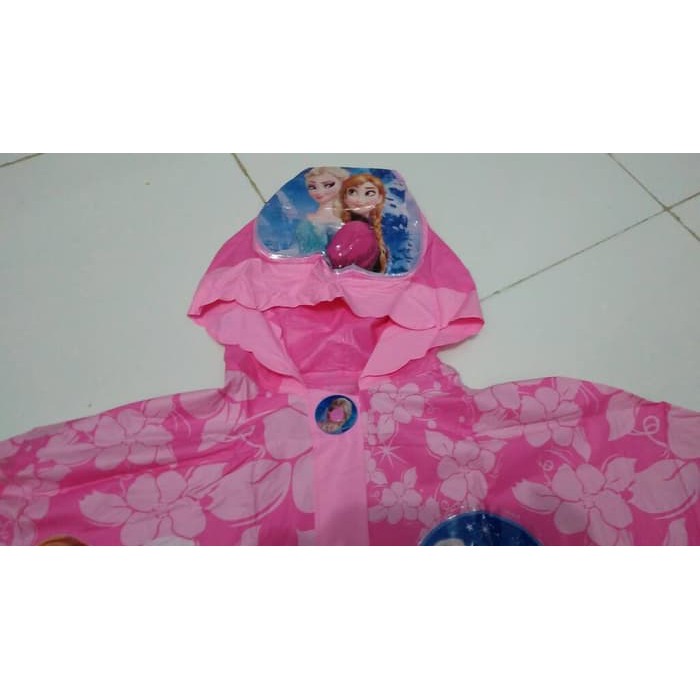 Jas Hujan Ponco Frozen/ Jas hujan anak tk / Jas Hujan Anna Frozen