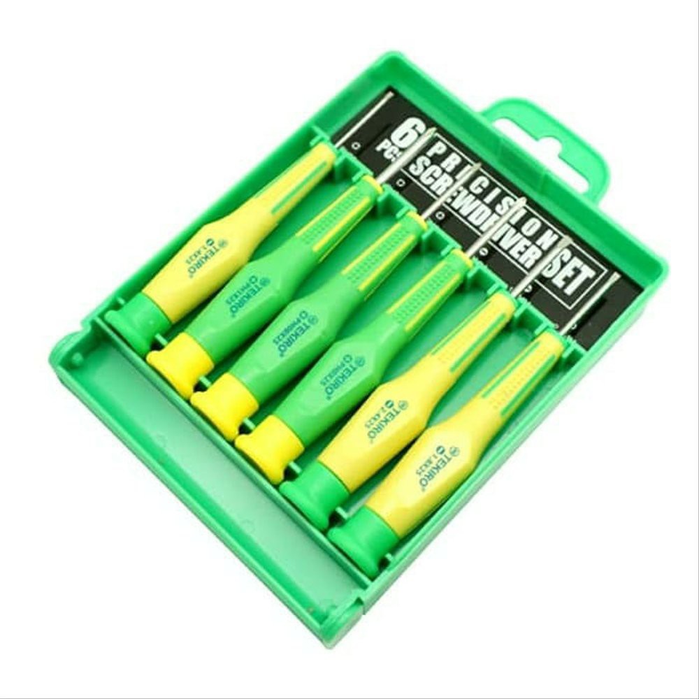 PROMO Tekiro obeng set presisi 6pc -Obeng jam-dll