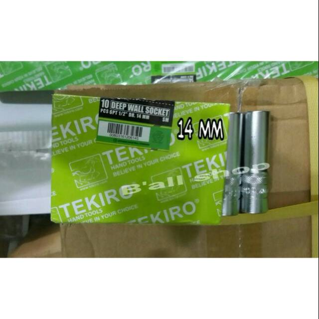 Mata Sock Deep Wall DR 1/2&quot; 14 mm Tekiro