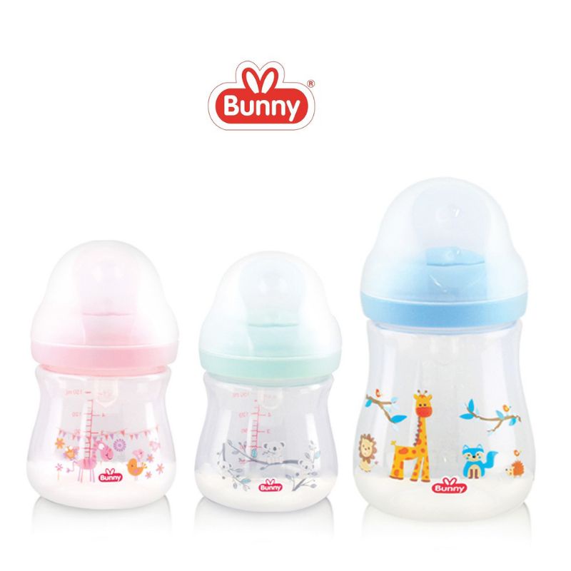 Bunny 4OZ/120ml Bottle Wide Neck ADW-1505Bunny 8OZ/250ml Bottle Wide Neck ADW-3005