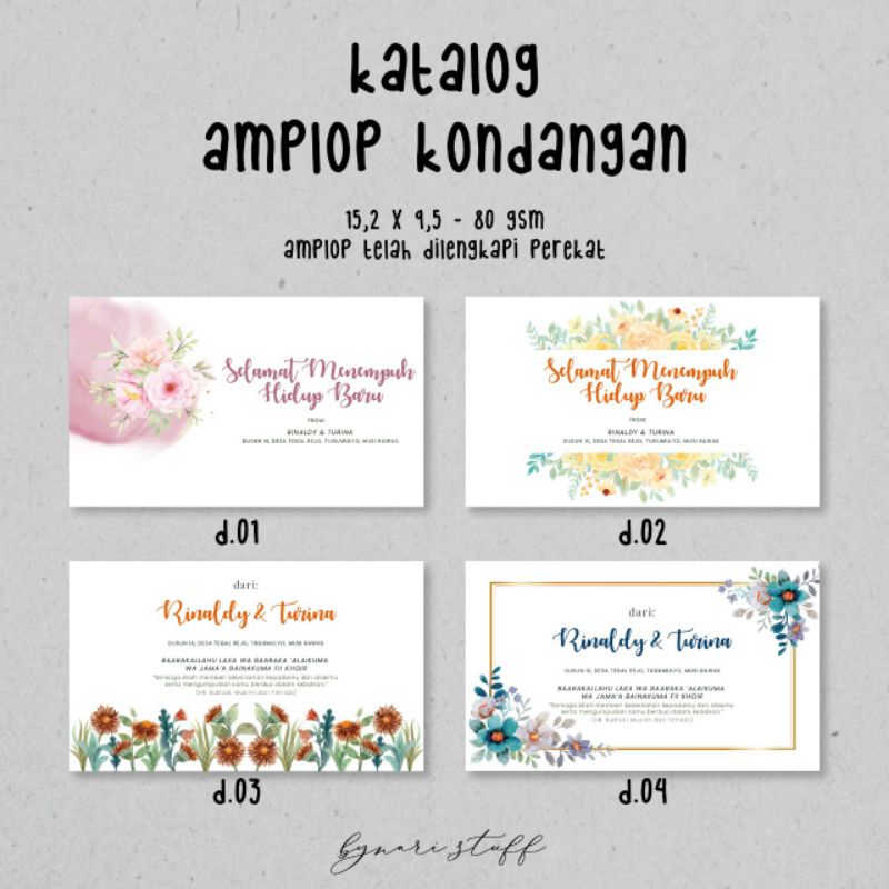 

AMPLOP KONDANGAN WEDDING CUSTOM NAMA