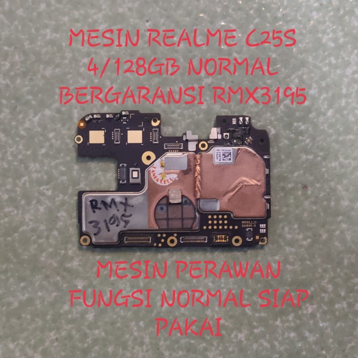 Mesin realme c25s normal 4/128gb rmx3195 mesin realme c25s normal