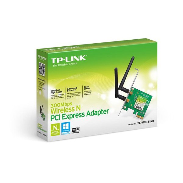 TP - Link 300M Wireless N PCI-Express - WN881ND