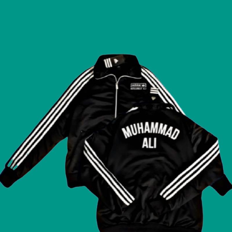 Tracktop Casual Adidas Hitam List Putih murah berkualitas
