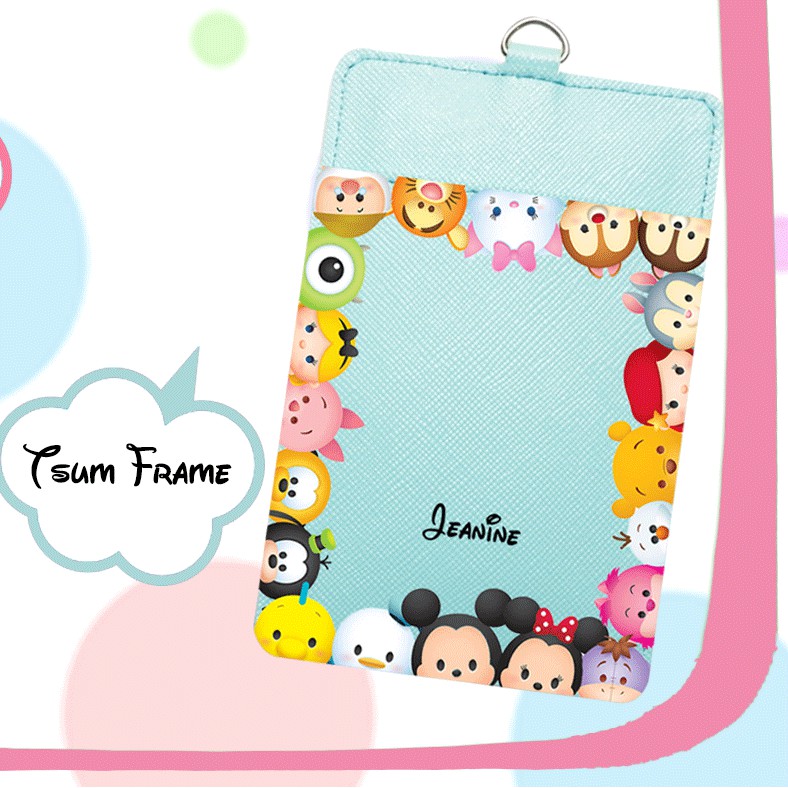 

SOUVENIR WEDDING ID CARD HOLDER CUSTOM TSUM FRAME