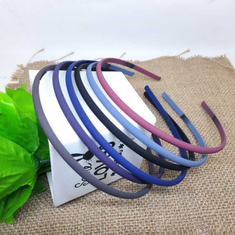 Bando Rambut import/ Bando Lidi Anti Patah Warna Dove Uk 0,5/ bando rambut premium