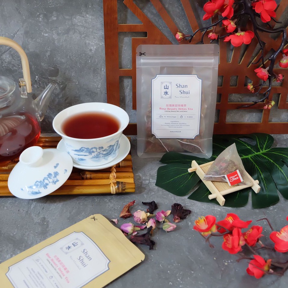 

Rose Beauty Detox Tea / shanshui.id / detox tea / teh herbal / chinese tea