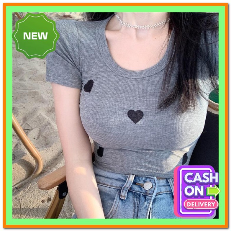 Casha - Zec Ootd Kaos Crop Virdie Kaos Oversize Crop What'S Up Doc Crop Top Kekinain Kaos Crop Top W