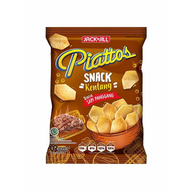 

PIATTOS SNACK KENTANG RASA SAPI PANGGANG 75G