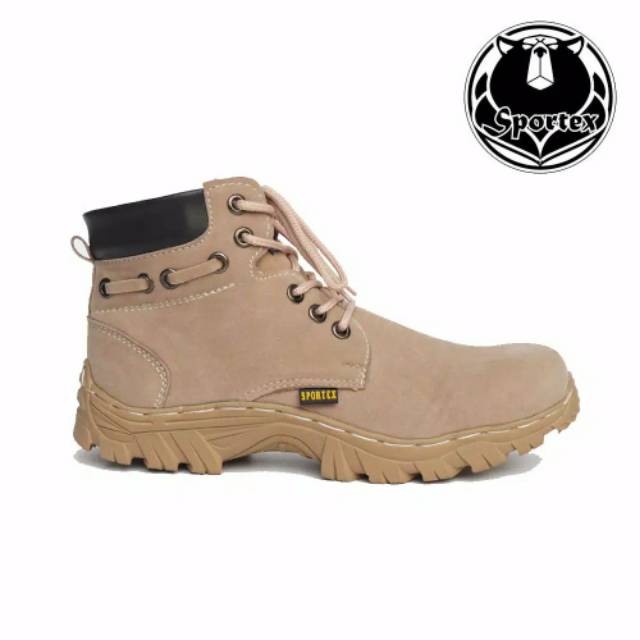 Safety Shoes Pria Ujung Besi / sepatu safety type gurun by sportex