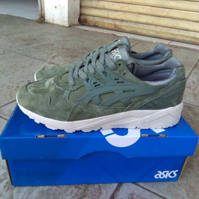 suede asics trainers