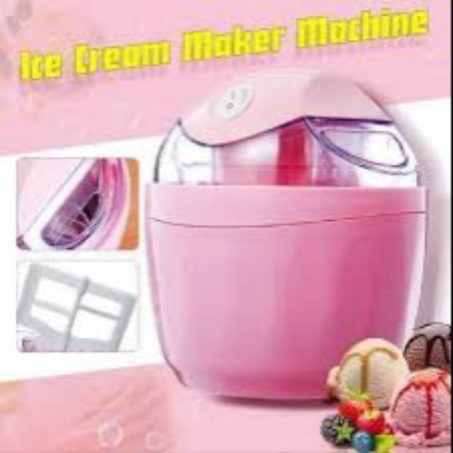 Ice Cream Maker Portable / Mesin Pembuat Es Krim Elektrik Serbaguna