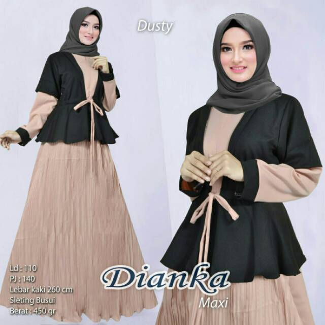 Dianka Maxi Dress Fashion Muslim