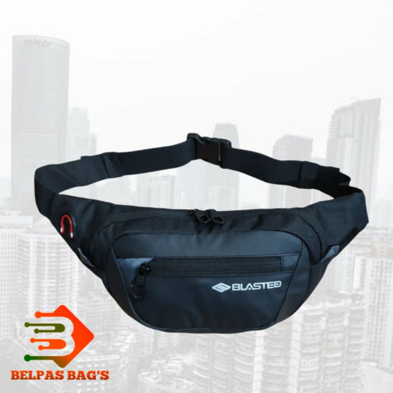 Tas pinggang waistbag tas selempang pria blasted 4448