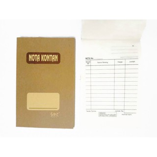 Nota Penjualannota Olshopnota Karakter Motif Jahit