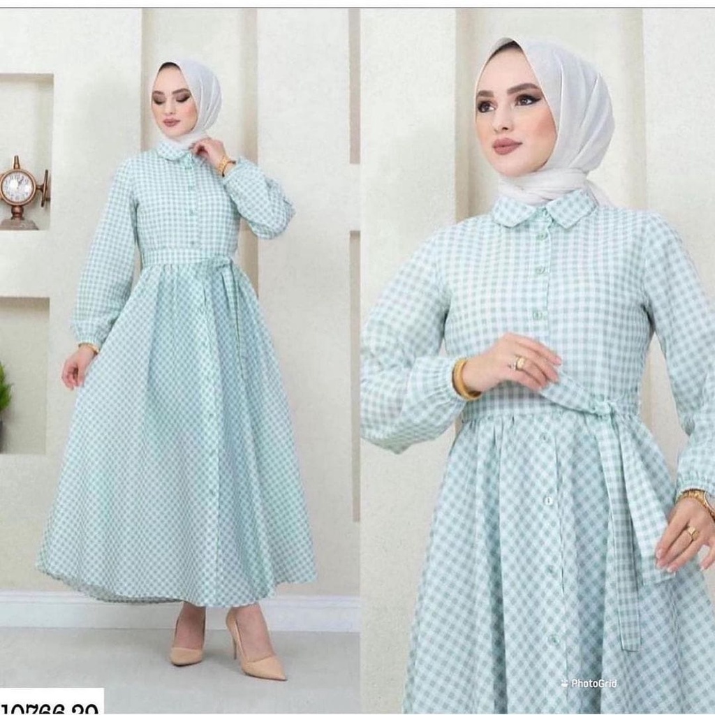 PCS MAXY EMIRA KOTAK FASION BUSANA PAKAIAN WANITA DRESS GAMIS MAXI KATUN MS