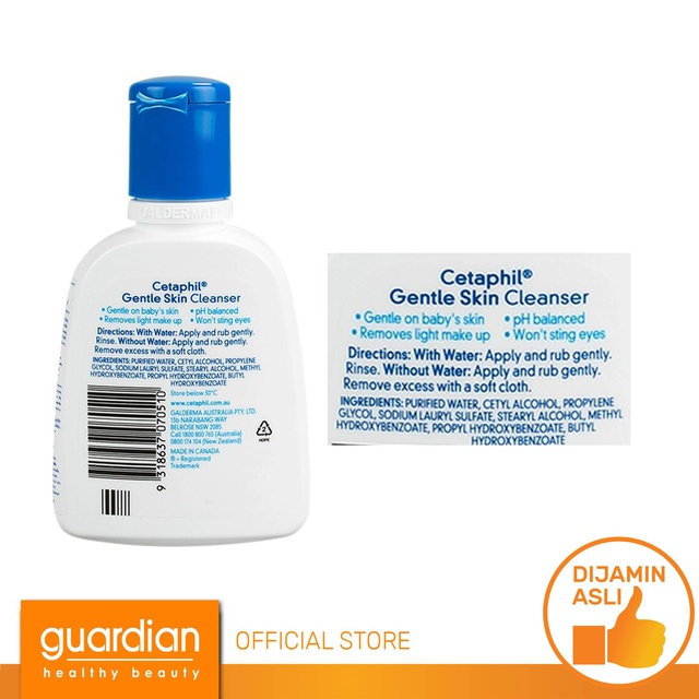 cetaphil cleanser ingredients