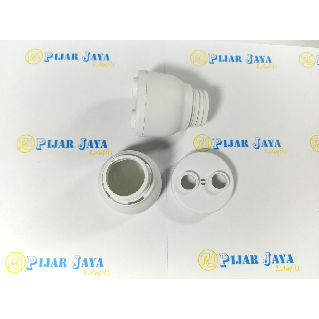 Kesing Casing Lampu LHE Baru Spiral Kencur Genie 5 8 14 watt - Kap Kop Universal 5w 8w 14w