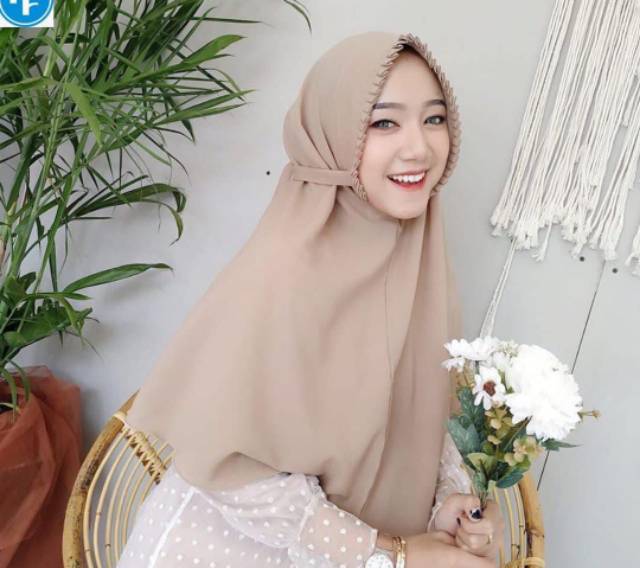 Termurah Bergo/hijab/jilbab/kerudung gerigi