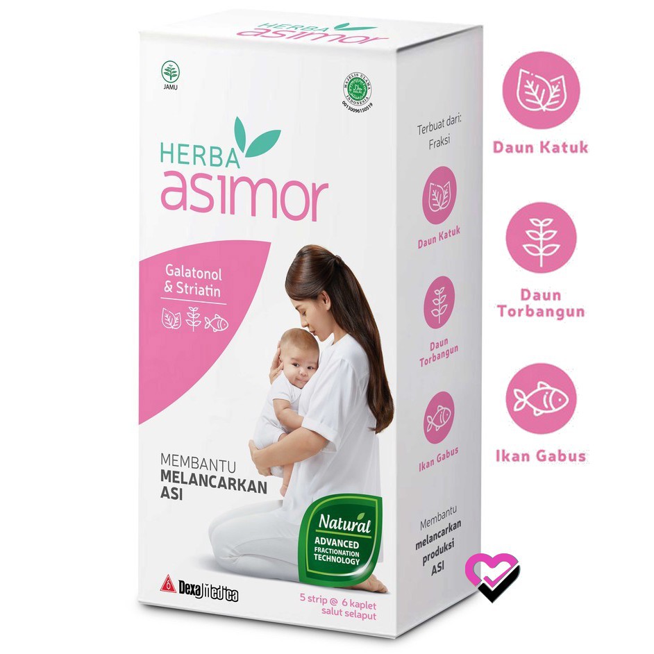 Herba ASIMOR Asi Booster / Pelancar Asi 30 Kaplet