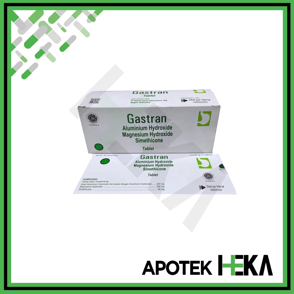 Gastran Tablet Obat Maag Box isi 10x10 (SEMARANG)