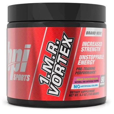 Suplemen Gym Fitness PWO BPI Mr Vortex 50 serving Rasa Blueraspberry