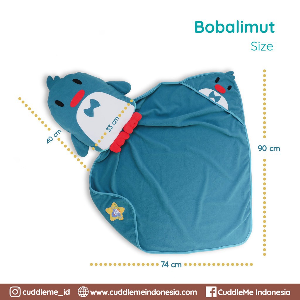 Cuddle Me Bobalimut Cuddleme Boneka Bantal Selimut Bayi PGM G10