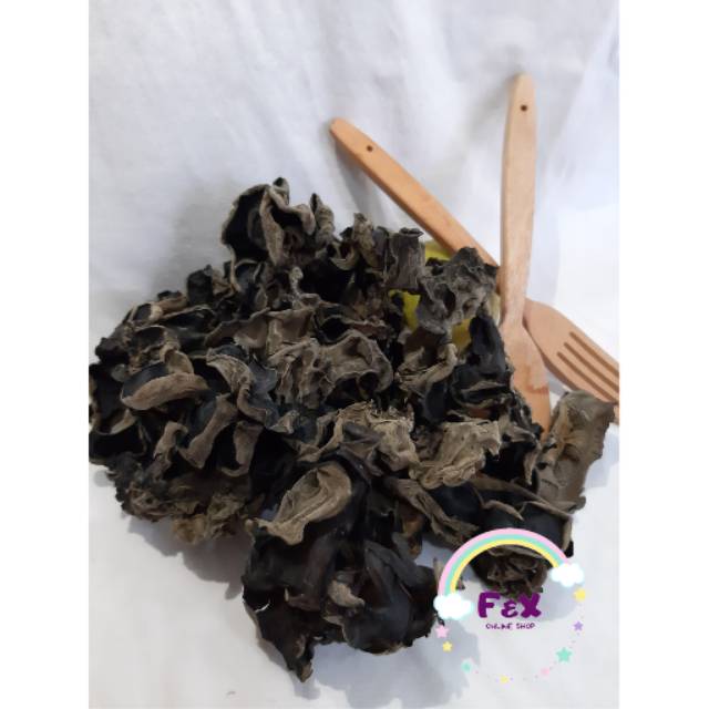 

Jamur Kuping Hitam Kering Black Fungus 50gr