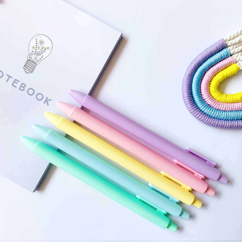 

PULPEN MEKANIK POLOS PASTEL PENA LUCU PEN KARAKTER BOLPEN UNIK