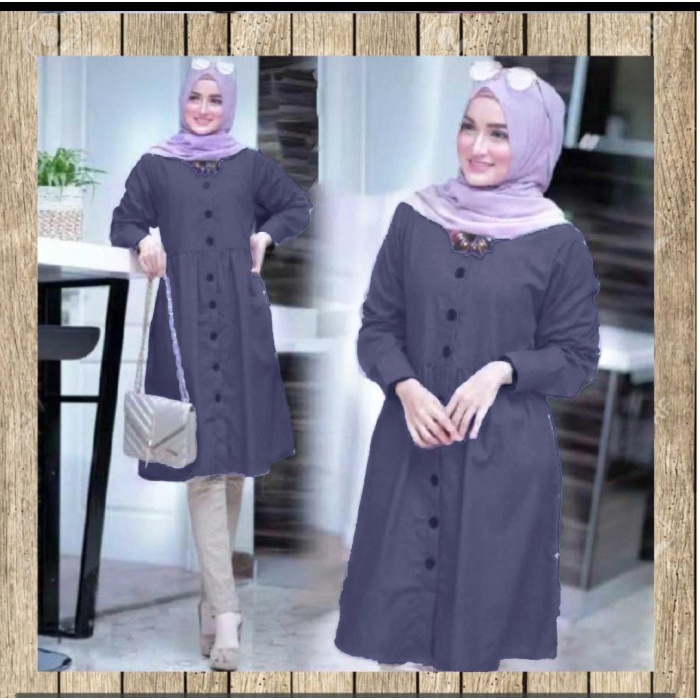 Baju Atasan Tunik Jumbo Busui Kekinian Terbaru 2022 Atasan Tunik Wanita Bahan Katun Quality Ld 110cm