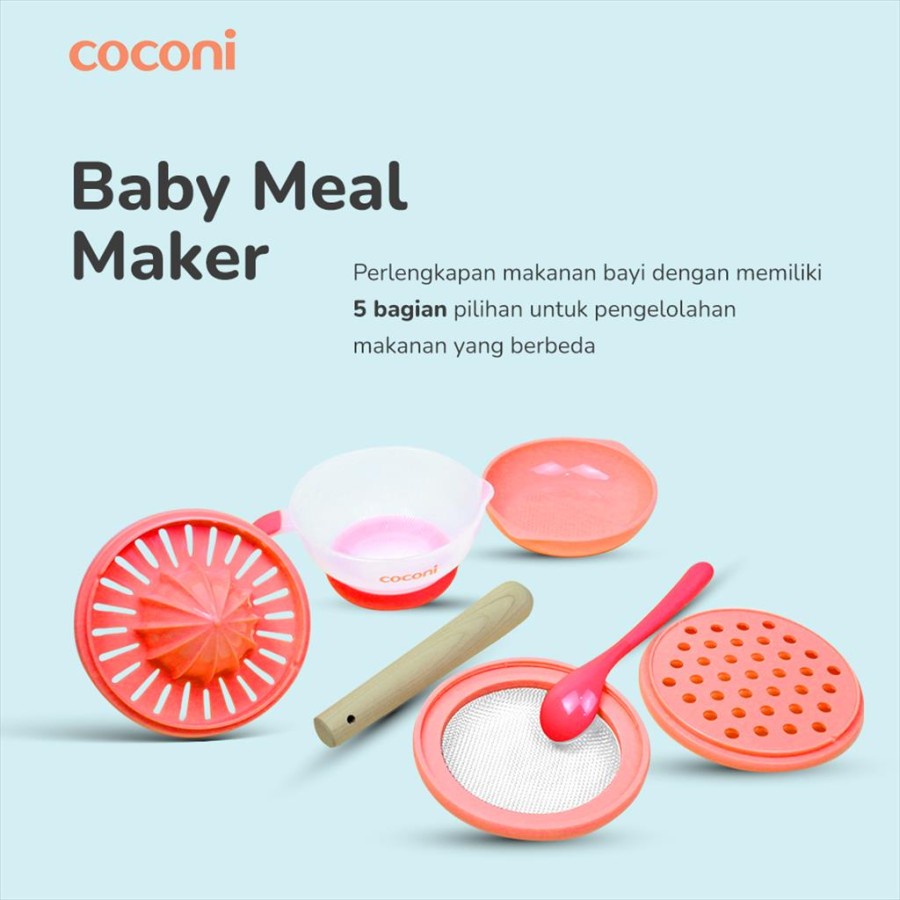 COCONI Baby Food Maker Bowl Set | Alat Pembuat Makanan Bayi MPASI