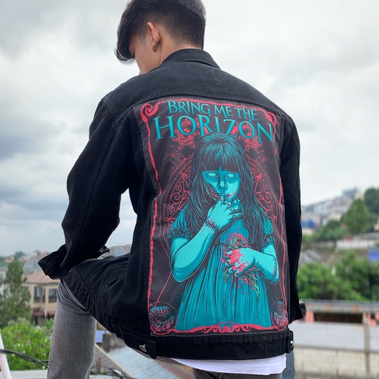Jaket Jeans Denim - BLVCK Bring Me The Horizon PREMIUM BEST SELLER